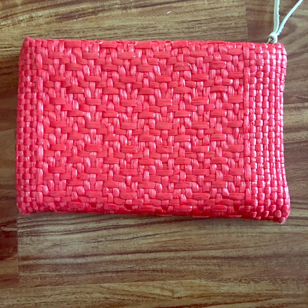 Handbag. Beautiful tropical coral color